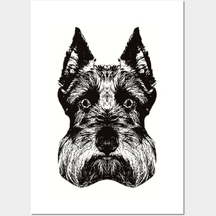 Miniature Schnauzer gift for Schnauzer Owners Posters and Art